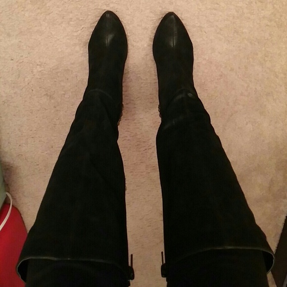 2 pairs Luichiny high heel with studs boots size 6