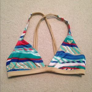 Large Roxy bikini top sexy back