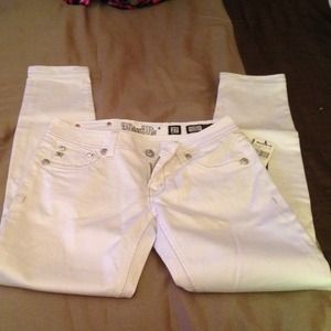 Brand new white Miss Me jeans