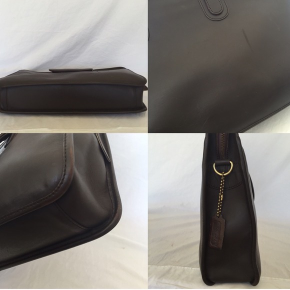 🔺ᔕOᒪᗪ🔺Coach brown leather briefcase - Picture 4 of 4