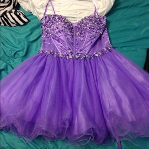 PURPLE Homecoming/Prom dress