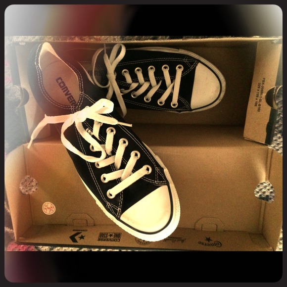 Converse Black & White Shoes