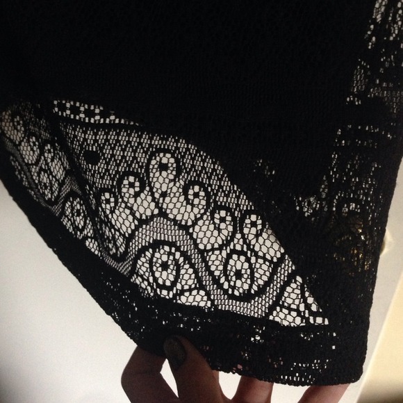 cute lace black night out dress - Picture 2 of 3