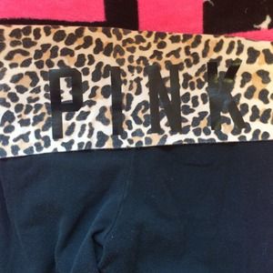 PINK capri yoga leggings