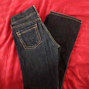 BKE jeans. Boot cut. Dark wash.