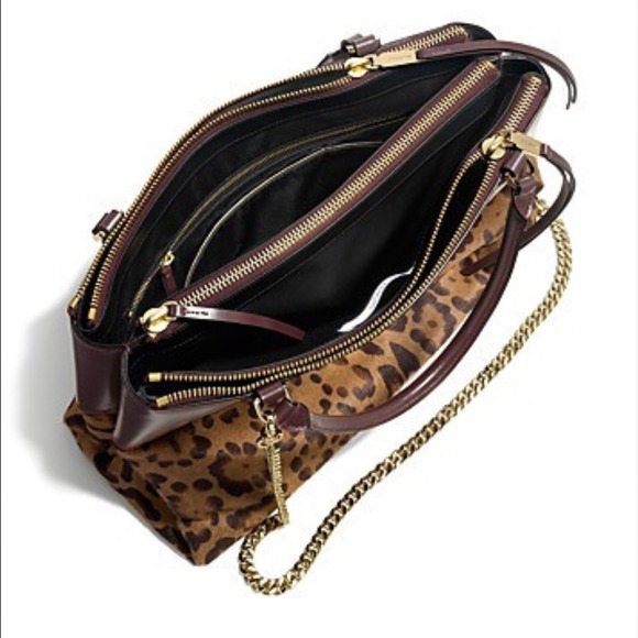 🎉5xHP🎉Limited Edition Coach Leopard Haircalf Bag - Picture 2 of 2