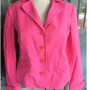 J Crew Pink Blazer Size 6