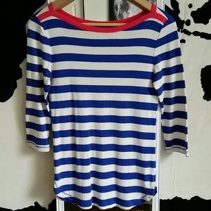 Boatneck Striped Shirt