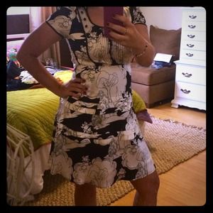 Vintage Prada silk dress