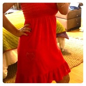 Juicy Couture terry cloth coral dress