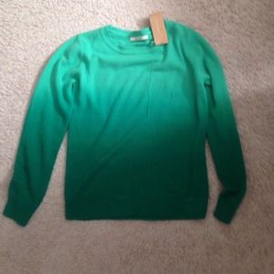 Green ombré sweater