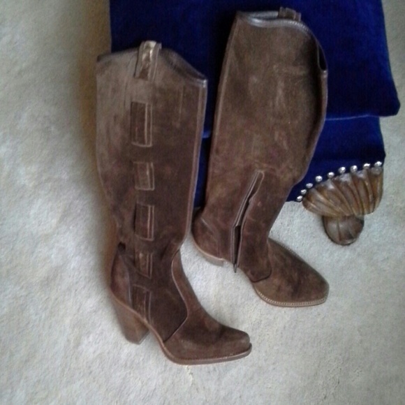 Boots  suede/leather  excellent condition