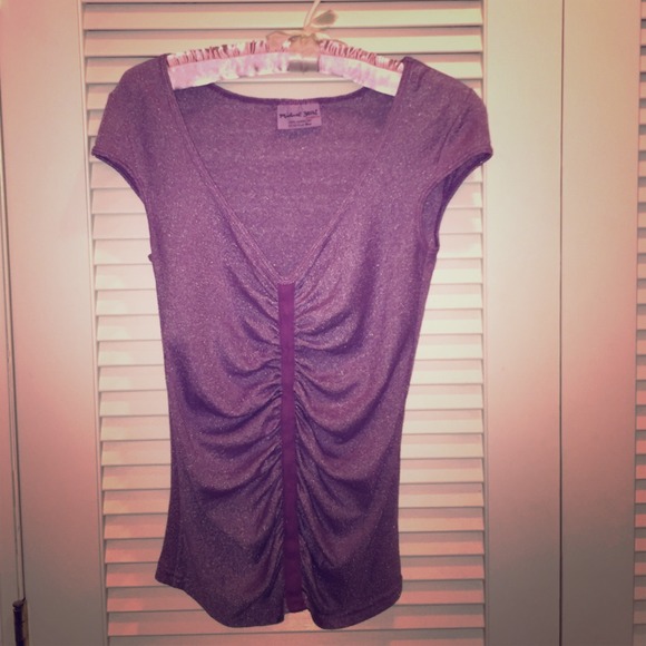 Michael Stars purple top
