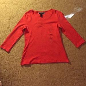 Coral shirt