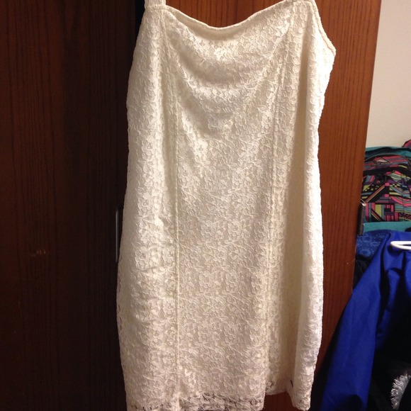 cream lace hollister dress - medium - Picture 1 of 3