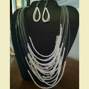 NWOT Necklace and earring set.