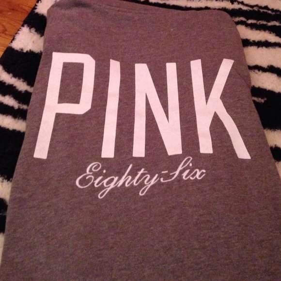 Victorias secret grey half zip hoodie