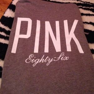 Victorias secret grey half zip hoodie