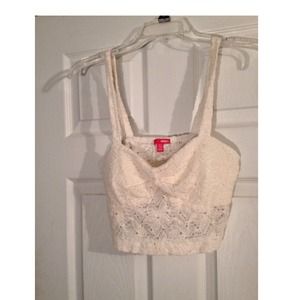Lace crop top