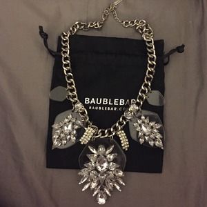 Baublebar lucite and crystal necklace