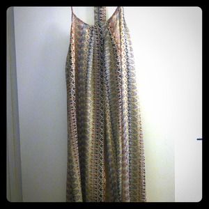 Tribal Print Maxi Dress