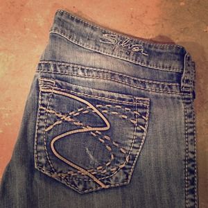 Silver Buckle Jeans