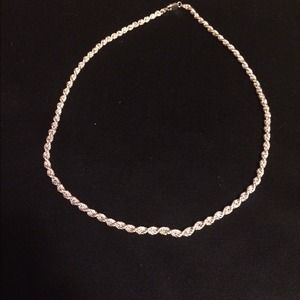 Sterling Silver Rope Chain.