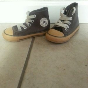 Brown toddler converse