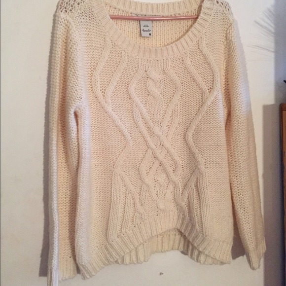 American Rag White Knit Sweater