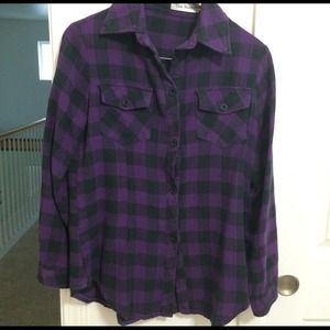 Dark Purple Flannel