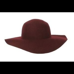 Burgundy Floppy Hat