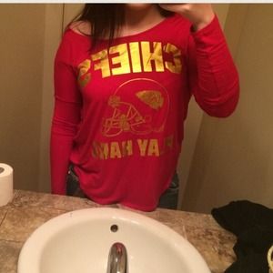 Victoria Secret Pink Chiefs Long Sleeve