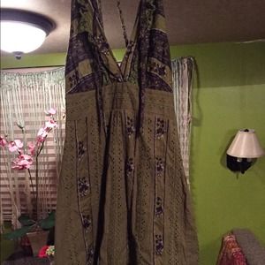 Free people green sundress
