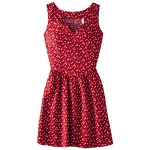 💜Red Star Patterned Dress💜