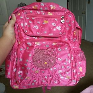Hello kitty kids backpack.