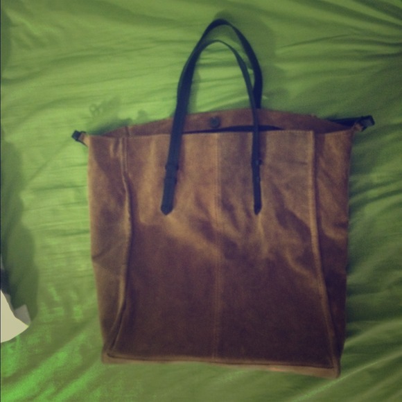 Zara suede shopper
