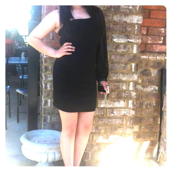 Black One Sleeve Dress
