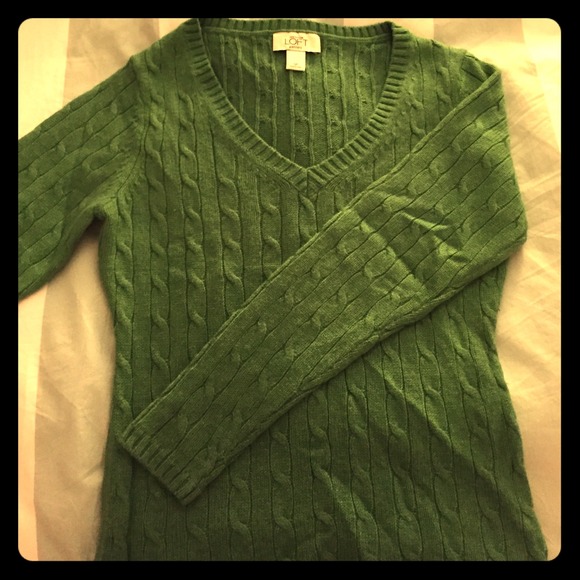 Vibrant green sweater