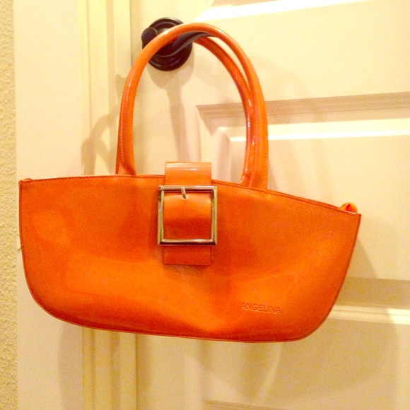 Orange handbag