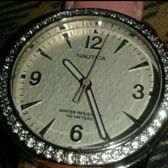 Breast cancer Nautica watch