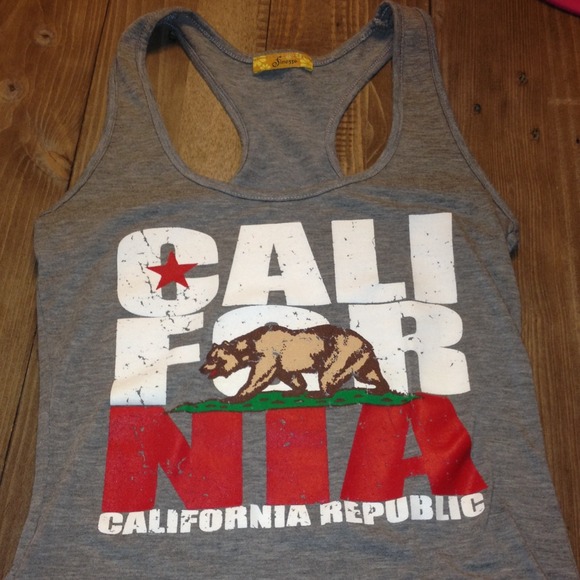 California Republic tank top and Sweatshirt