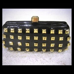 Rebecca Minkoff studded fling clutch