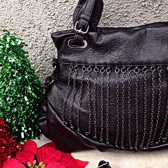Handbags - Chained Crisp Seasons Handbag