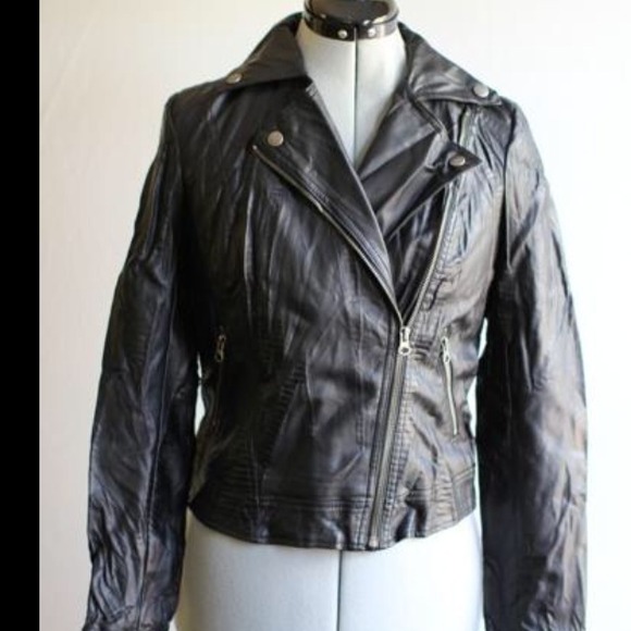 R&R MOTO FAUX LEATHER JACKET - Picture 2 of 4