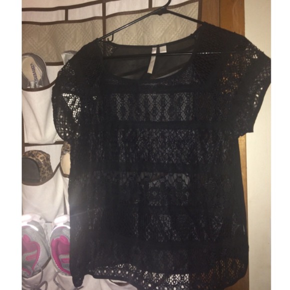 Lauren Conrad see-through top
