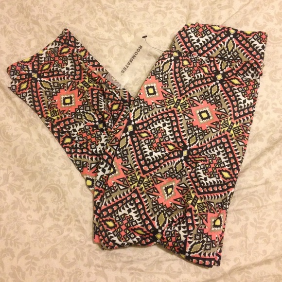 Tribal print harem pants