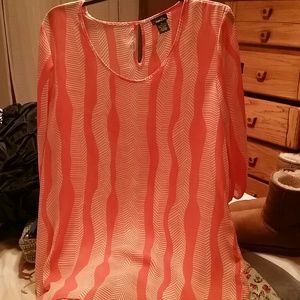 Orange Chevron Top