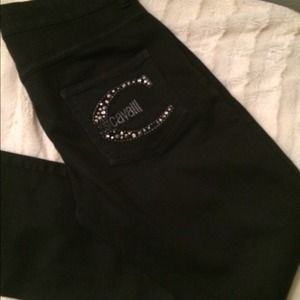 Black just cavalli jeans