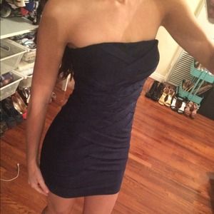 ❌ BUNDLED ANGL Navy bodycon bandage dress 💋