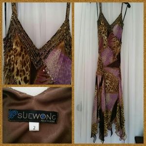 SUE WONG NOCTURNE DRESS